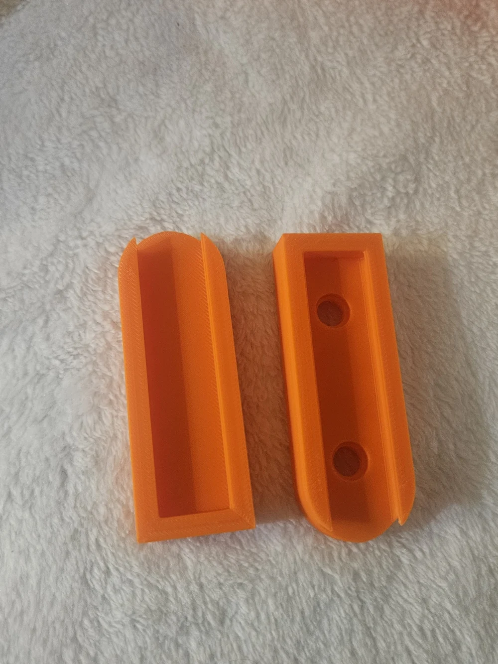 Orange Embossed Decorative Planter - 3d Printed